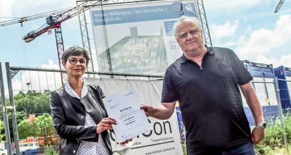 Das Land fördert sozial gebundene Wohnungen beim WOGE-Projekt Warburgring in Homburg
