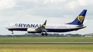 Ryanair Flieger hebt ab